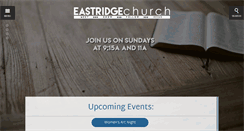 Desktop Screenshot of eastridgechurch.org
